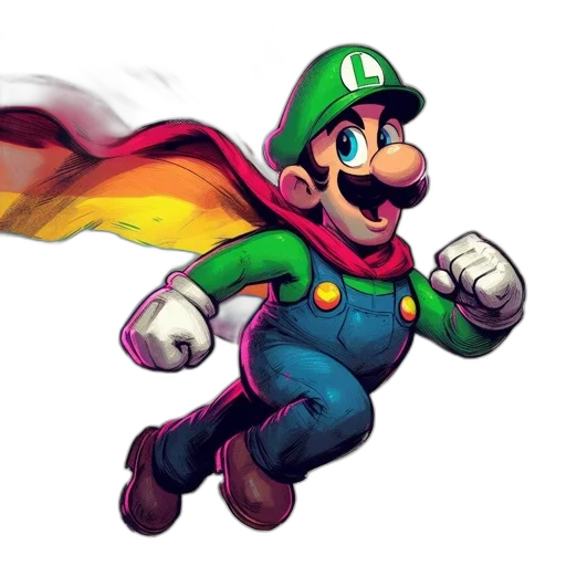 concept art, pixel art, comic book art, 3d render transparent PNG cut-out
