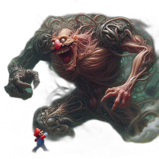 creature, animal, mask, concept art transparent PNG cut-out