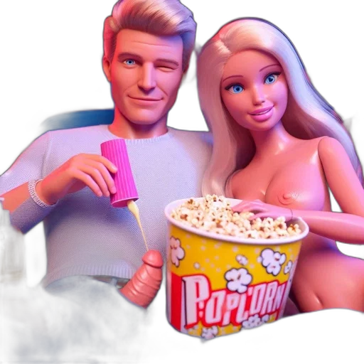 food, 3d render, concept art, vaporwave transparent PNG cut-out
