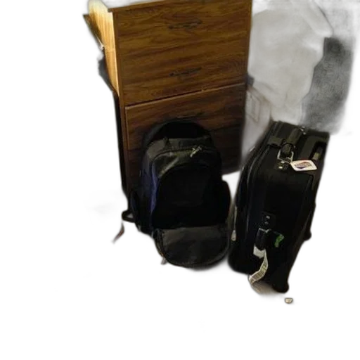 furniture, jacket, staff, shoes transparent PNG cut-out