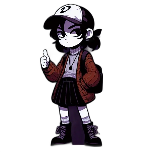 jacket, staff, hat, pixel art transparent PNG cut-out