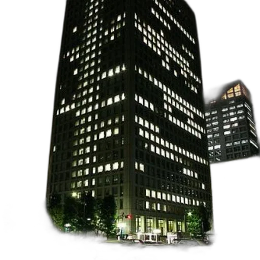 building, robot, 3d render, photorealistic transparent PNG cut-out
