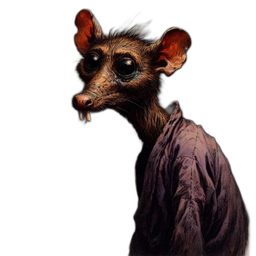 animal, creature, face, staff transparent PNG cut-out