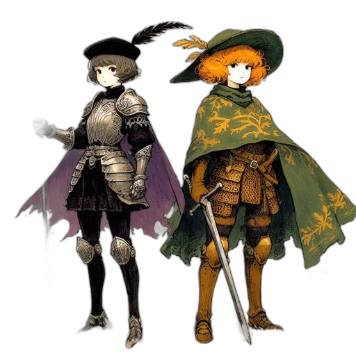 concept art, fantasy art, pixel art, 3d render transparent PNG cut-out