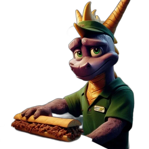 staff, animal, dragon, crown transparent PNG cut-out