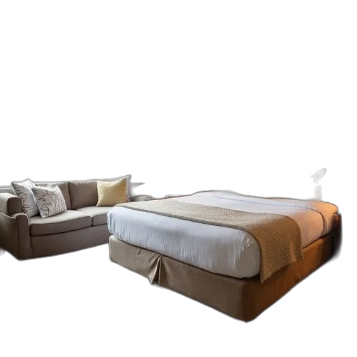 furniture, 3d render, photorealistic, earth tones transparent PNG cut-out