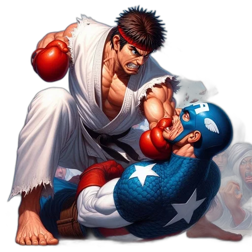 comic book art, concept art, pixel art, photorealistic transparent PNG cut-out