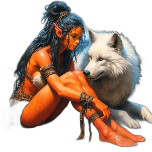 animal, creature, fantasy art, concept art transparent PNG cut-out