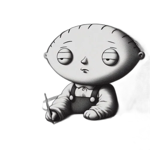robot, creature, staff, face transparent PNG cut-out