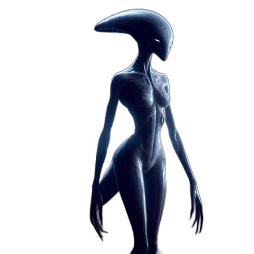 creature, robot, hat, dress transparent PNG cut-out