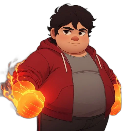 jacket, staff, weapon, creature transparent PNG cut-out