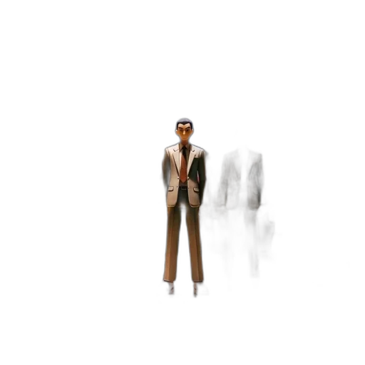staff, jacket, robot, creature transparent PNG cut-out
