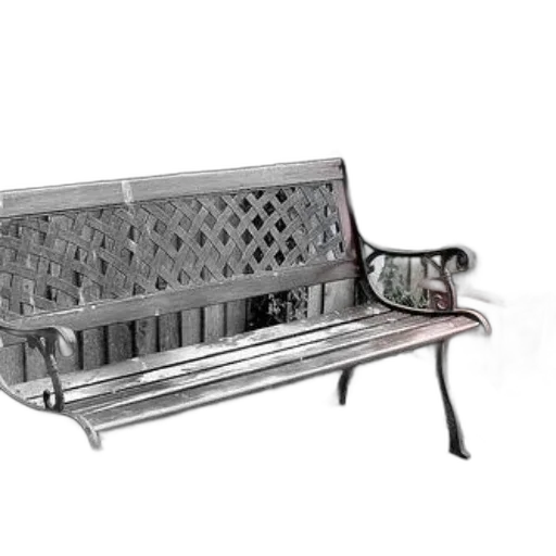 furniture, 3d render, photorealistic, vintage-style transparent PNG cut-out