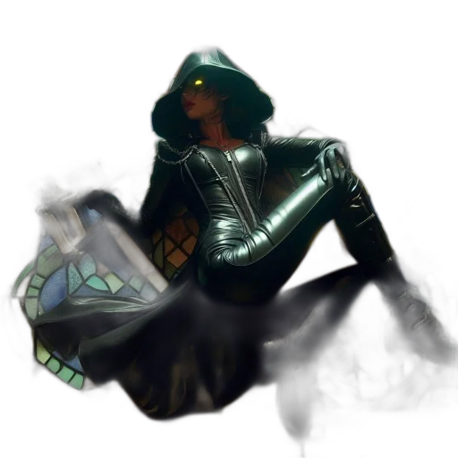 staff, sword, mask, jacket transparent PNG cut-out