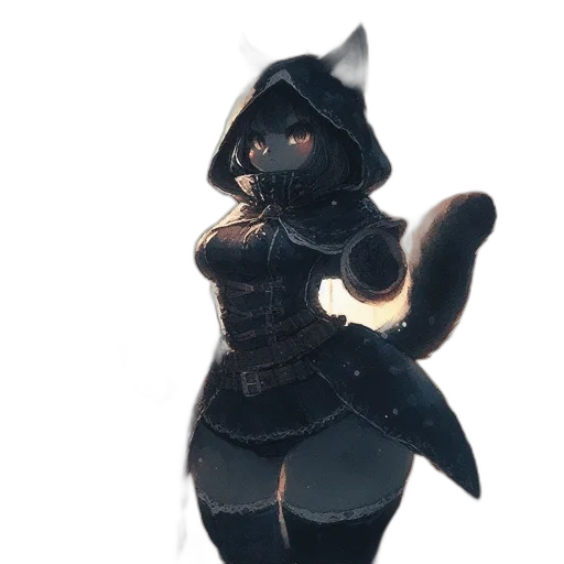 staff, dress, creature, mask transparent PNG cut-out