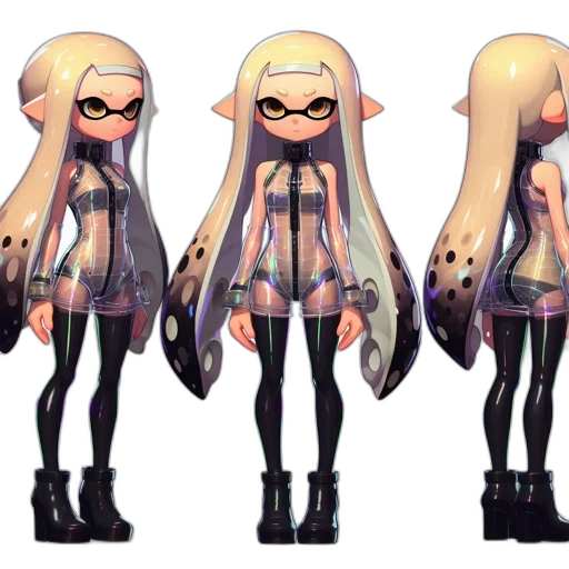 dress, jacket, concept art, 3d render transparent PNG cut-out