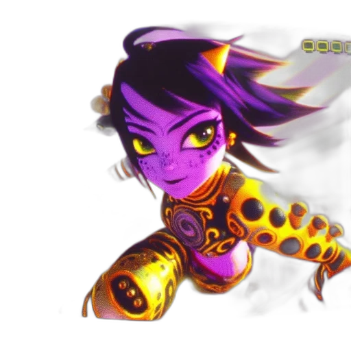 robot, staff, fantasy art, concept art transparent PNG cut-out