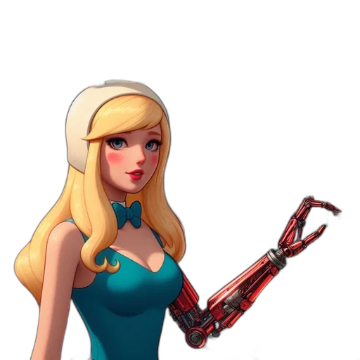 staff, robot, weapon, dress transparent PNG cut-out