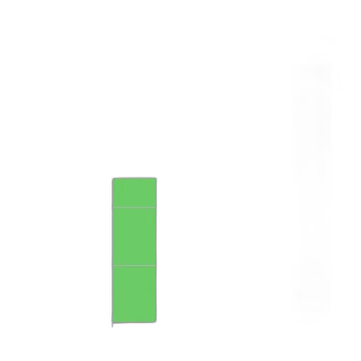 pixel art, green, bar, chart transparent PNG cut-out