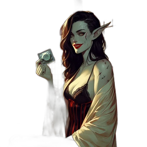 staff, mask, dress, fantasy art transparent PNG cut-out