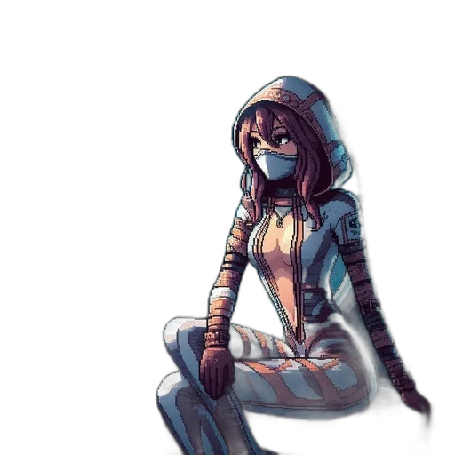 robot, dress, jacket, mask transparent PNG cut-out
