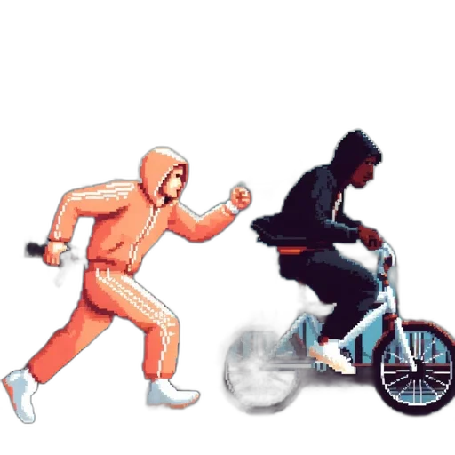 jacket, concept art, pixel art, comic book art transparent PNG cut-out