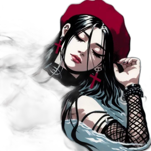 hat, fantasy art, comic book art, photorealistic transparent PNG cut-out
