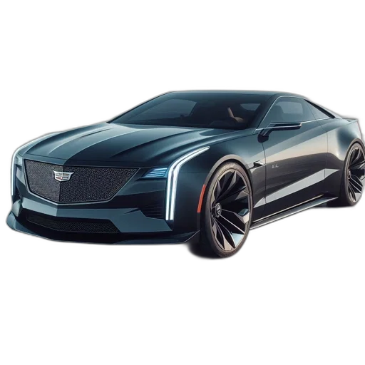 car, 3d render, concept art, photorealistic transparent PNG cut-out