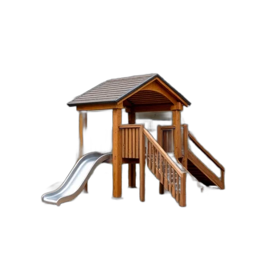 furniture, building, umbrella, 3d render transparent PNG cut-out