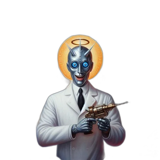 mask, robot, staff, face transparent PNG cut-out
