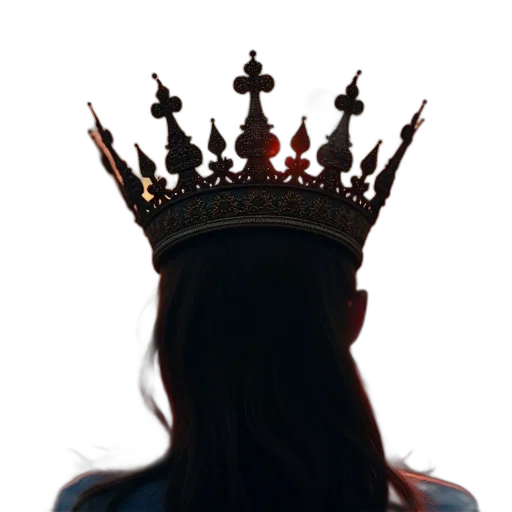 crown, staff, jewelry, hat transparent PNG cut-out