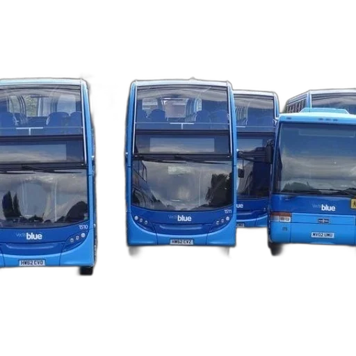 3d render, photorealistic, row, blue transparent PNG cut-out