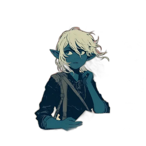 mask, staff, jacket, creature transparent PNG cut-out