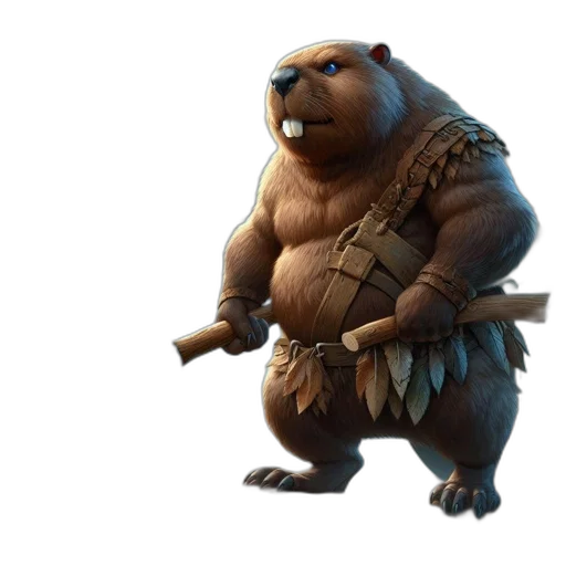 creature, animal, staff, weapon transparent PNG cut-out