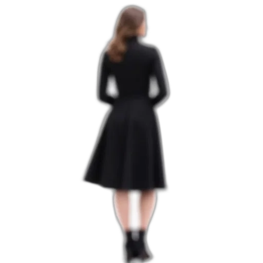 dress, jacket, shoes, staff transparent PNG cut-out