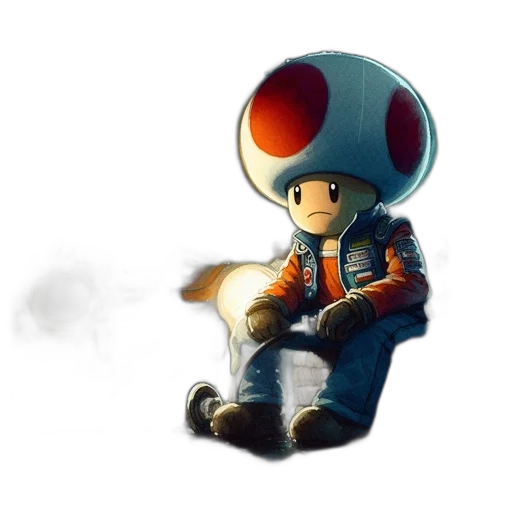 robot, jacket, staff, concept art transparent PNG cut-out