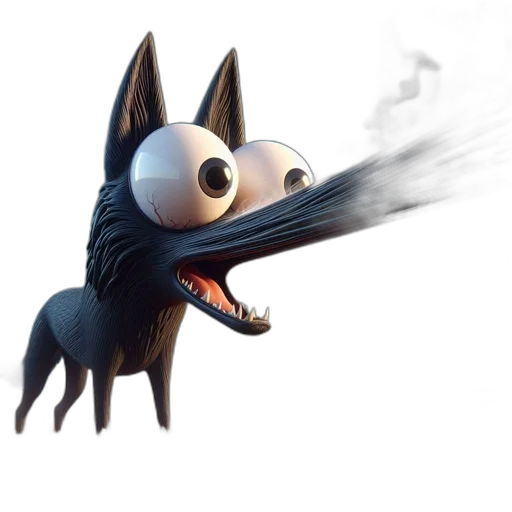 dragon, staff, animal, creature transparent PNG cut-out