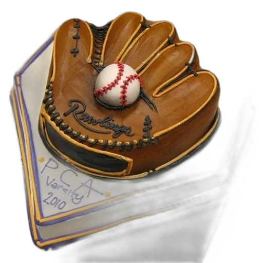 baseball, glove, cake, ball transparent PNG cut-out