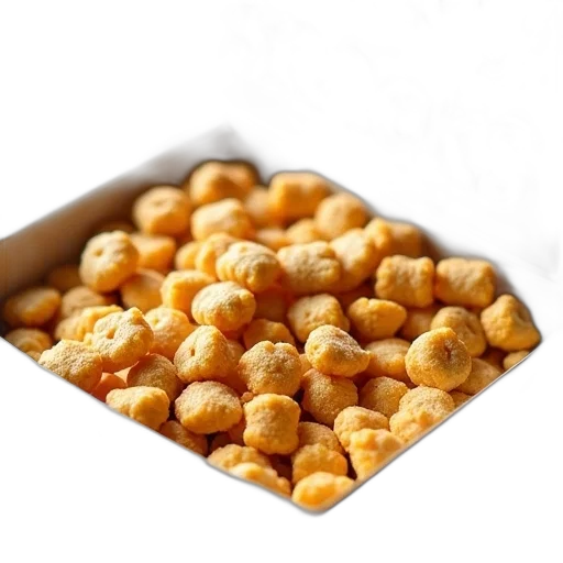 food, crown, 3d render, photorealistic transparent PNG cut-out