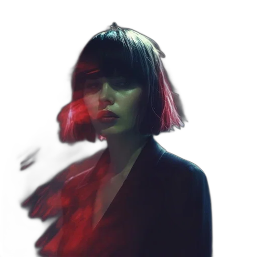 face, mask, jacket, dress transparent PNG cut-out