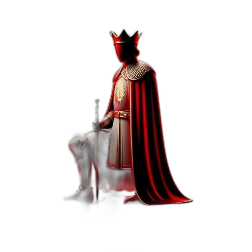 crown, staff, animal, concept art transparent PNG cut-out