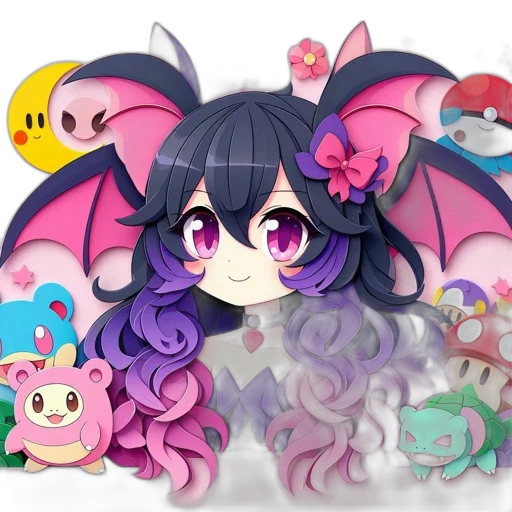 dragon, creature, anime, pixel art transparent PNG cut-out