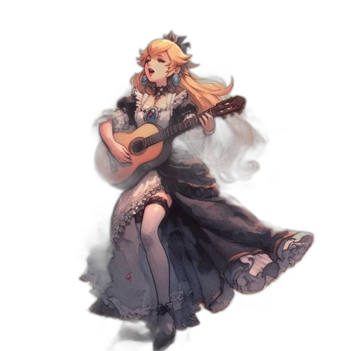 dress, weapon, staff, sword transparent PNG cut-out