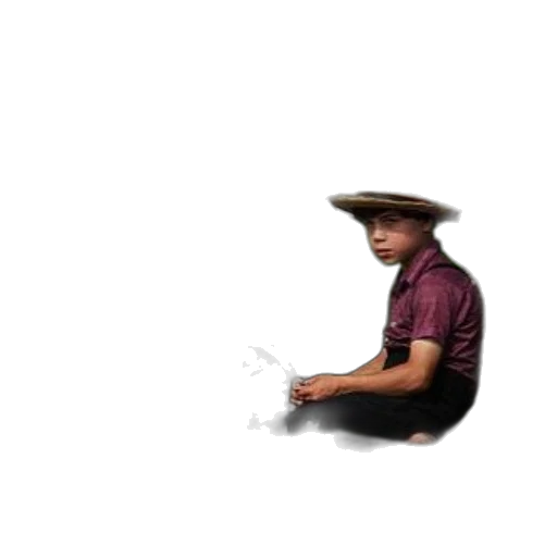 hat, staff, umbrella, face transparent PNG cut-out