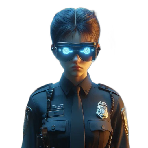 staff, jacket, mask, face transparent PNG cut-out