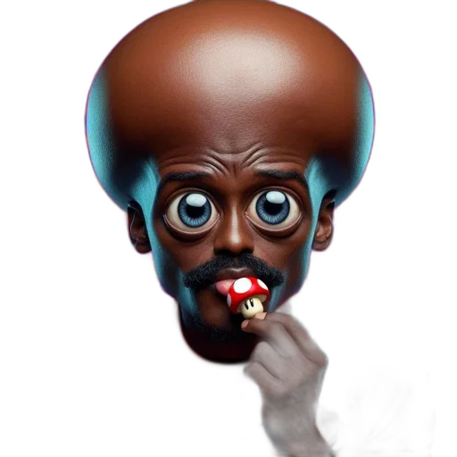 face, mask, creature, staff transparent PNG cut-out