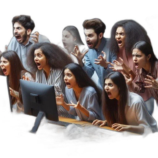 concept art, cartoon, people, office transparent PNG cut-out
