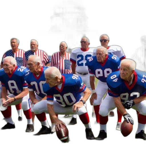 elderly, men, blue, white transparent PNG cut-out