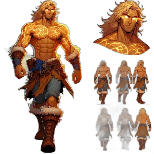 concept art, fantasy art, pixel art, comic book art transparent PNG cut-out