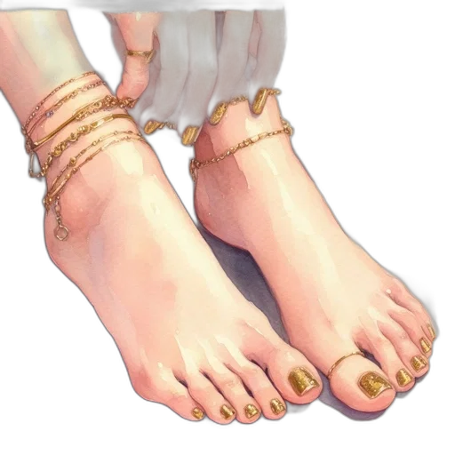 shoes, jewelry, photorealistic, 3d render transparent PNG cut-out